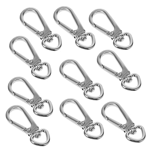 OSALADI 10Stücke Klauenschließe für DIY Schlüsselanhänger Haken für Taschen Handtaschen und Geldbörsen Einfach zu Installieren Vielseitig Einsetzbar Silberfarben OSALADI 10Stücke Klauenschließe für DIY Schlüsselanhänger Haken für Taschen Handtaschen und Geldbörsen Einfach zu Installieren Vielseitig Einsetzbar Silberfarben von OSALADI