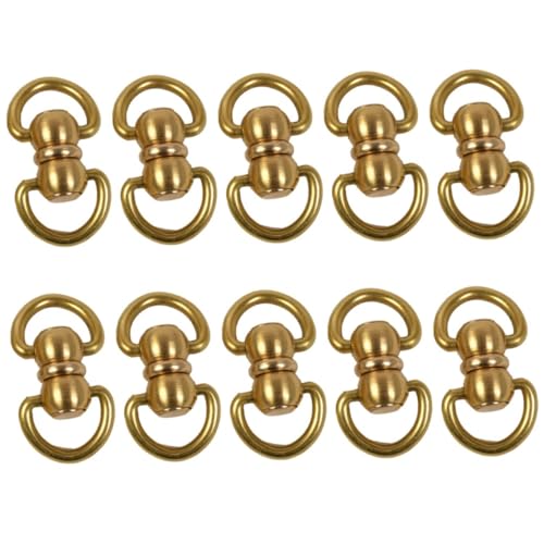 OSALADI 10Stücke Messing Verbindungsringe DIY Adapterring für Handtaschen Rucksäcke und Dekoration S Goldfarben OSALADI 10Stücke Messing Verbindungsringe DIY Adapterring für Handtaschen Rucksäcke und Dekoration S Goldfarben von OSALADI
