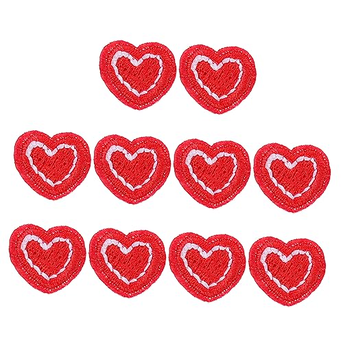 OSALADI 10Stücke Teiliges Herz Patch zum Aufnähen DIY Applikationen für Kleidung Taschen und Hüte Hergestellt Langlebigem Material zum Abdecken von Flecken OSALADI 10Stücke Teiliges Herz Patch zum Aufnähen DIY Applikationen für Kleidung Taschen und Hüte Hergestellt Langlebigem Material zum Abdecken von Flecken von OSALADI