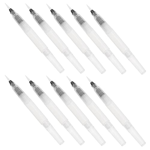 OSALADI 10Stücke Teiliges Wasserpinsel Stifte Für Aquarellmalerei Füller Mit Kleiner Spitze Für Wasserlösliche Buntstifte Und Gouache Für Künstler von OSALADI
