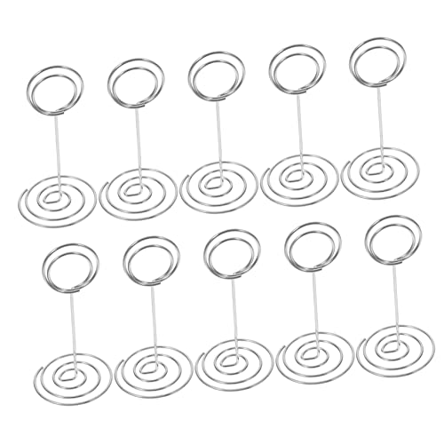 OSALADI 10Stücke Tischkartenhalter aus Platz für Menükarten Fotos und Notizen Elegante Runde für Hochzeiten Partys und Veranstaltungen OSALADI 10Stücke Tischkartenhalter aus Platz für Menükarten Fotos und Notizen Elegante Runde für Hochzeiten Partys und Veranstaltungen von OSALADI