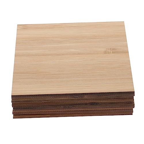 OSALADI 10Stücke Unfertige Bambusscheiben DIY Quadratische Bambusplatten für Bastelmaterialien für Kreative Handwerksprojekte OSALADI 10Stücke Unfertige Bambusscheiben DIY Quadratische Bambusplatten für Bastelmaterialien für Kreative Handwerksprojekte von OSALADI