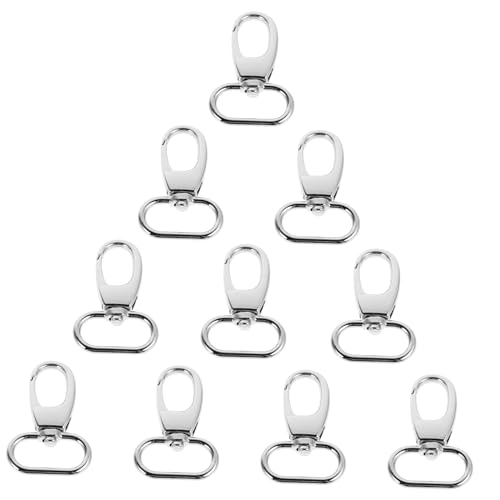 OSALADI 10pcs Zinklegungsbeutelverschlüsse Sichere Metallverschlüsse Für DIY -schlüsselanhänger Bag Schnalle Clip -schlüsselhalter Ring -drehauslöser Schnapphaken OSALADI 10pcs Zinklegungsbeutelverschlüsse Sichere Metallverschlüsse Für DIY -schlüsselanhänger Bag Schnalle Clip -schlüsselhalter Ring -drehauslöser Schnapphaken von OSALADI