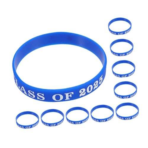 OSALADI 10stücke Abschlussfeier -armbänder Für Gummiarmbänder Mit Weißem Druck Vielseitige Party- Für Und Jugendliche OSALADI 10stücke Abschlussfeier -armbänder Für Gummiarmbänder Mit Weißem Druck Vielseitige Party- Für Und Jugendliche von OSALADI