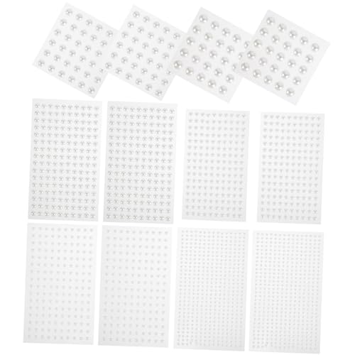 OSALADI 12 Blatt Teiliges Flache Selbstklebende Perlenaufkleber für Nagelkunst Haarstyling und Gesichtsdekoration Vielseitig Einsetzbar für Festivals Partys DIY schmuck und Cosplay OSALADI 12 Blatt Teiliges Flache Selbstklebende Perlenaufkleber für Nagelkunst Haarstyling und Gesichtsdekoration Vielseitig Einsetzbar für Festivals Partys DIY schmuck und Cosplay von OSALADI