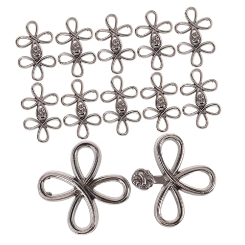 OSALADI 12 Paare Teiliges Retro Metal Knöpfe für Damen Vintage Chinesische Cheongsam Verschlüsse Metall-design für Capes Mäntel Strickjacken Einfach zu Befestigen Langlebige Traditionelle OSALADI 12 Paare Teiliges Retro Metal Knöpfe für Damen Vintage Chinesische Cheongsam Verschlüsse Metall-design für Capes Mäntel Strickjacken Einfach zu Befestigen Langlebige Traditionelle von OSALADI