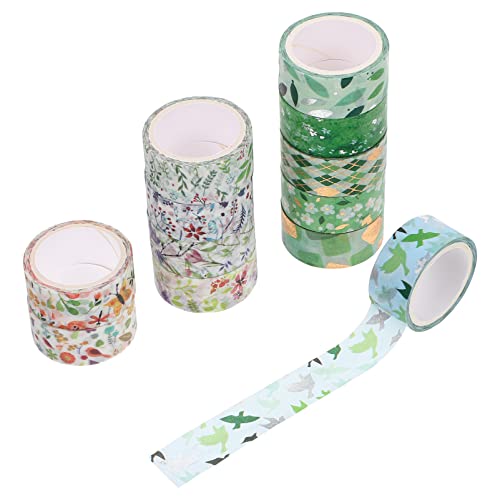 OSALADI 12 Rollen Frühling Blumen Washi Tape Dekorative Klebebänder für DIY Tagebücher Scrapbooking und Planner Leicht Ablösbar Perfektes Bastelzubehör OSALADI 12 Rollen Frühling Blumen Washi Tape Dekorative Klebebänder für DIY Tagebücher Scrapbooking und Planner Leicht Ablösbar Perfektes Bastelzubehör von OSALADI