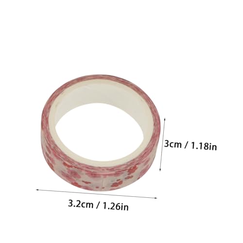 OSALADI 12 Rollen Washi Tape mit Blumenmuster Dekoratives Klebeband für Scrapbooking und DIY Bunte Stationery Sticker für Tagebücher Geschenkverpackung und Bastelpapier von OSALADI