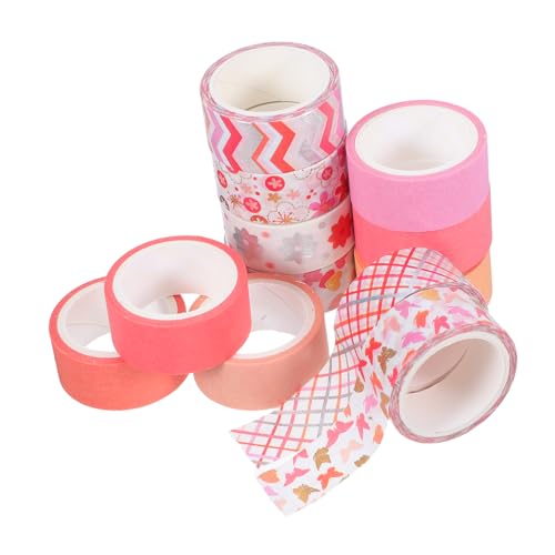 OSALADI 12 Rollen Washi-tape Dekorative Washi-klebebänder Scrapbooking Washi Tape Tagebuchband Klebeband Für Scrapbooking Dekoratives Klebeband Zum Basteln Buch Washi Tape Papier von OSALADI