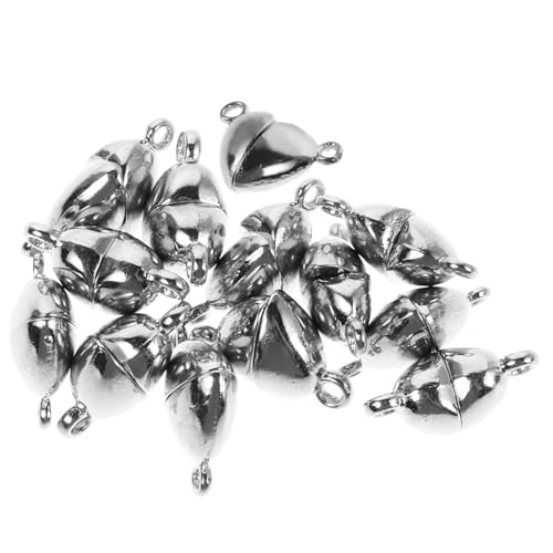 OSALADI 12 Sätze Schmuck-magnetschnalle Magnetknöpfe Sterne-kühlschrankmagnete Goldener Magnet Magnetpunkte Herzanhänger Aus Glas Anhänger Für Die Schmuckherstellung Legierung Silver von OSALADI