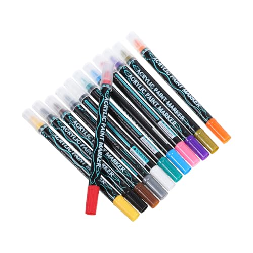 OSALADI 12 Stück Acryl-Farbstift Kunstbedarf Acrylfarben-Markerstifte Acrylfarbenstifte Acrylstifte Malstifte zeichnen Zeichenstifte Acryl-Markerstifte Malstifte-Kit Kunstmalstifte Abs OSALADI 12 Stück Acryl-Farbstift Kunstbedarf Acrylfarben-Markerstifte Acrylfarbenstifte Acrylstifte Malstifte zeichnen Zeichenstifte Acryl-Markerstifte Malstifte-Kit Kunstmalstifte Abs von OSALADI