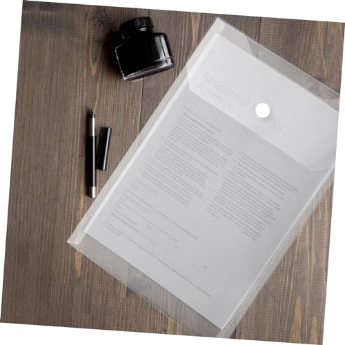 OSALADI 12 Stück Aktenhalter groß Aufbewahrungstaschen Datei Beutel dokumentieren Klarsichthüllen im A5-Format dicke Aktentaschen Dokumentenmappen A5 Dokumententaschen aus Kunststoff PVC OSALADI 12 Stück Aktenhalter groß Aufbewahrungstaschen Datei Beutel dokumentieren Klarsichthüllen im A5-Format dicke Aktentaschen Dokumentenmappen A5 Dokumententaschen aus Kunststoff PVC von OSALADI