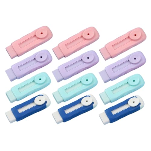 OSALADI 12 Stück Einziehbare Radiergummis Weich mit Kunststoffhülle Praktisch und Tragbar Effizientes Push-pull-design Vielseitig für Schule Büro und Erwachsene Farblich Sortiert Grün Blau OSALADI 12 Stück Einziehbare Radiergummis Weich mit Kunststoffhülle Praktisch und Tragbar Effizientes Push-pull-design Vielseitig für Schule Büro und Erwachsene Farblich Sortiert Grün Blau von OSALADI