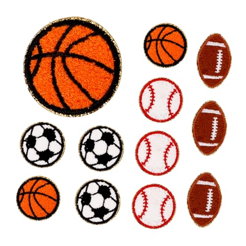 OSALADI 12 Stück Goldkanten -Stofffleck Flicken nähen Patch gestickte Aufnäher Wunderpflaster gespleißter, genähter Flicken Fußball kleine Flicken zum Aufbügeln Sportstil Eisen auf Flecken OSALADI 12 Stück Goldkanten -Stofffleck Flicken nähen Patch gestickte Aufnäher Wunderpflaster gespleißter, genähter Flicken Fußball kleine Flicken zum Aufbügeln Sportstil Eisen auf Flecken von OSALADI