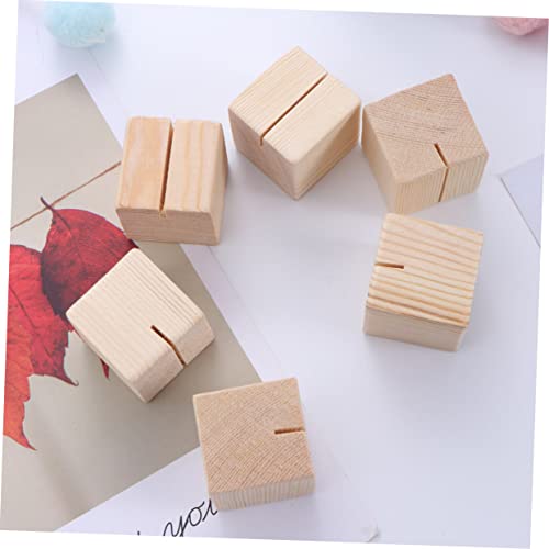 OSALADI 12 Stück Holz Fotohalter Memo Clips Stabile Tischkartenhalter Notizhalter für Büro Party Restaurant Dekoration Natürliche Holzständer Organizer OSALADI 12 Stück Holz Fotohalter Memo Clips Stabile Tischkartenhalter Notizhalter für Büro Party Restaurant Dekoration Natürliche Holzständer Organizer von OSALADI