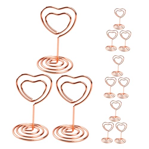 OSALADI 12 Stück Liebesbriefhalter Bankett Ort Mittelstücke Party geformt Tischschilder Foto Tischclip Hochzeitskartenständer Drahtbildauswahl Kohlenstoffstahl Rose Gold OSALADI 12 Stück Liebesbriefhalter Bankett Ort Mittelstücke Party geformt Tischschilder Foto Tischclip Hochzeitskartenständer Drahtbildauswahl Kohlenstoffstahl Rose Gold von OSALADI