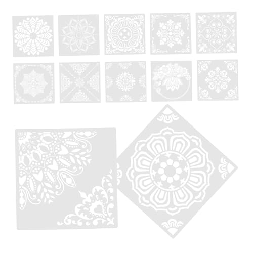 OSALADI 12 Stück Mandala -malvorlage Mandala-schablonen Boden Mandala Malschablonen Große Schablonen Für Wände Hochzeit Vorlage Zum Zeichnen Von Mandalas Schablonen Ziehen Das Haustier OSALADI 12 Stück Mandala -malvorlage Mandala-schablonen Boden Mandala Malschablonen Große Schablonen Für Wände Hochzeit Vorlage Zum Zeichnen Von Mandalas Schablonen Ziehen Das Haustier von OSALADI