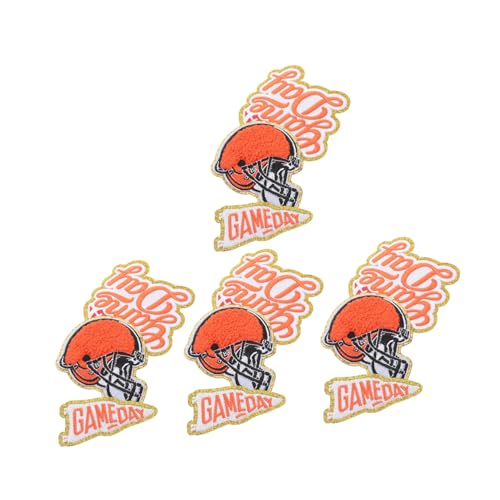 OSALADI 12 Stück Rugby Deko Patches Sport Aufbügler Für Hüte Aufbügler Für Herren Chenille Patches Selbstklebende Aufbügler Für Fußball Aufbügler Aus Stoff Orange OSALADI 12 Stück Rugby Deko Patches Sport Aufbügler Für Hüte Aufbügler Für Herren Chenille Patches Selbstklebende Aufbügler Für Fußball Aufbügler Aus Stoff Orange von OSALADI
