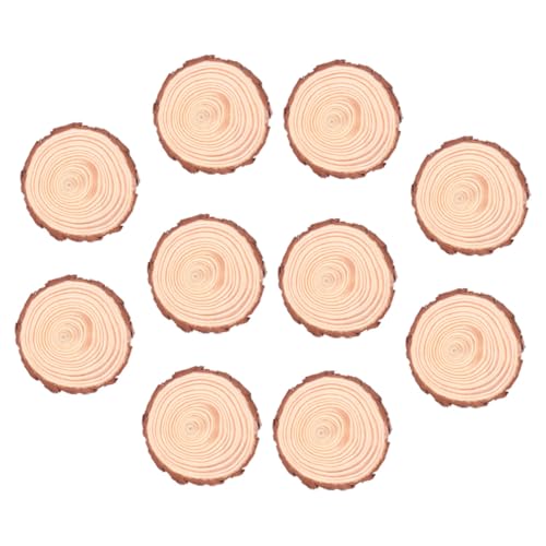 OSALADI 12 Stück Runde Holzscheiben Unvollendete Naturholz Bastelscheiben als Untersetzer für Diy für Tischdeko und Kreative Handwerksprojekte von OSALADI