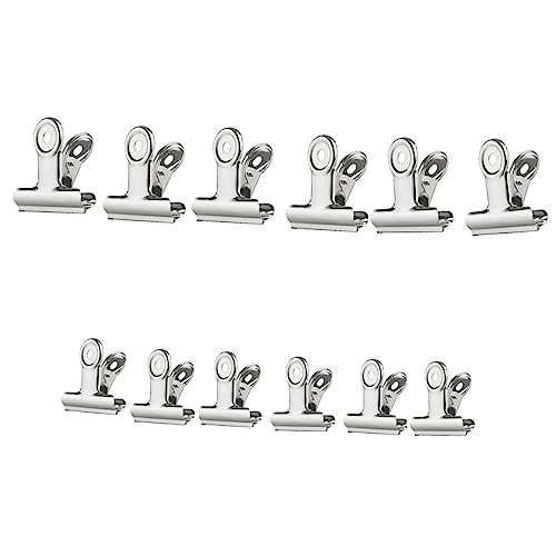 OSALADI 12 Stück Stainless Steel Binder Clips Teiliges Starke Büroklammern und Vielseitig Einsetzbar für Büro Zuhause und Diy Projekte OSALADI 12 Stück Stainless Steel Binder Clips Teiliges Starke Büroklammern und Vielseitig Einsetzbar für Büro Zuhause und Diy Projekte von OSALADI