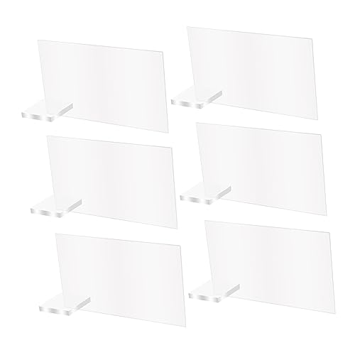 OSALADI 12 Stück Teiliges Acryl Tischkarten mit Ständer Transparente Hochzeit Sitzplatznummern Schilder Moderne DIY Dekoration für Hochzeitsfeier Verlobung Party und von OSALADI