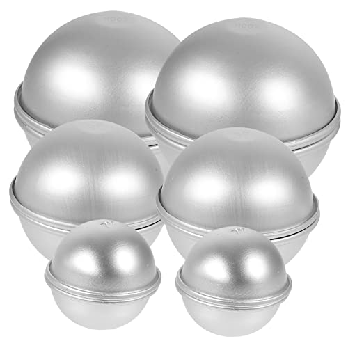 OSALADI 12 Stück Teiliges Aluminium Halbkugel Badeform DIY Gießform für Badebomben Seifen und Kuchen Leicht zu Entformen Langlebig Verformbar für Kreative Bastelprojekte OSALADI 12 Stück Teiliges Aluminium Halbkugel Badeform DIY Gießform für Badebomben Seifen und Kuchen Leicht zu Entformen Langlebig Verformbar für Kreative Bastelprojekte von OSALADI