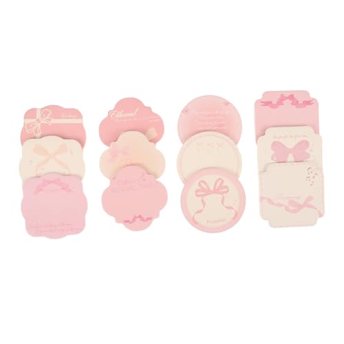 OSALADI 12 Stück Teiliges Bowknot Haftnotizen Abreißbare Selbstklebende Memo Pads mit Elegantem Schleifendekor für Schulplanung Büro und Persönliche Notizen Stylische OSALADI 12 Stück Teiliges Bowknot Haftnotizen Abreißbare Selbstklebende Memo Pads mit Elegantem Schleifendekor für Schulplanung Büro und Persönliche Notizen Stylische von OSALADI