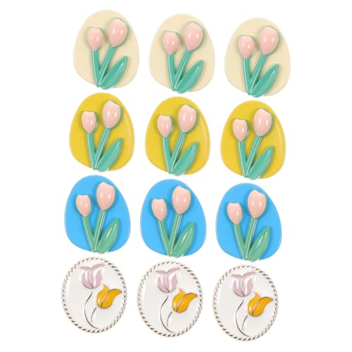 OSALADI 12 Stück Teiliges Bunte Tulpen Nähknöpfe aus Langlebiger Zinklegierung Stabile Befestigung Vielseitig für DIY Bastelprojekte Modische Kleidungsknöpfe für Nähen und Handarbeit OSALADI 12 Stück Teiliges Bunte Tulpen Nähknöpfe aus Langlebiger Zinklegierung Stabile Befestigung Vielseitig für DIY Bastelprojekte Modische Kleidungsknöpfe für Nähen und Handarbeit von OSALADI
