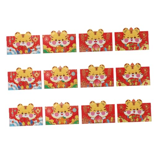 OSALADI 12 Stück Teiliges Chinesische Rote Umschläge Papier Material Cartoon Muster Festliche Glücksumschläge für Lunar Year Hochzeiten Geburtstage und Feierlichkeiten Traditionelle OSALADI 12 Stück Teiliges Chinesische Rote Umschläge Papier Material Cartoon Muster Festliche Glücksumschläge für Lunar Year Hochzeiten Geburtstage und Feierlichkeiten Traditionelle von OSALADI
