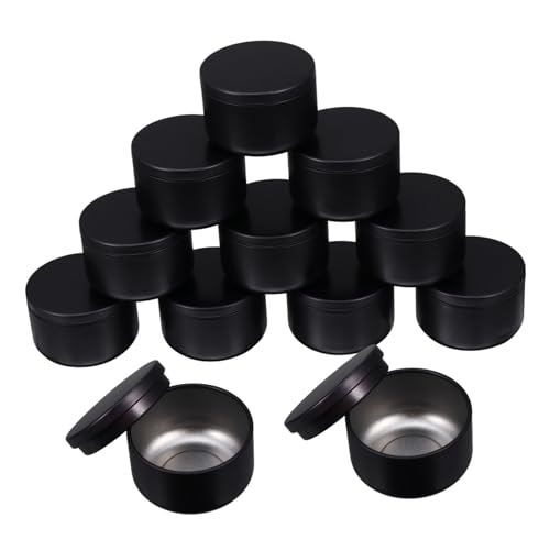 OSALADI 12 Stück Teiliges DIY Kerzendocht Dosen Rundform für Kerzenherstellung Aufbewahrung von Schmuck Perlen und Bastelmaterialien Mattem Eisen OSALADI 12 Stück Teiliges DIY Kerzendocht Dosen Rundform für Kerzenherstellung Aufbewahrung von Schmuck Perlen und Bastelmaterialien Mattem Eisen von OSALADI