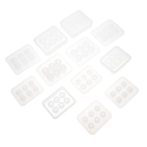 OSALADI 12 Stück Teiliges DIY Kristall Epoxidharz Gießform Set für Anhänger und Schmuckherstellung Vielseitige Silikonformen für und Armbänder OSALADI 12 Stück Teiliges DIY Kristall Epoxidharz Gießform Set für Anhänger und Schmuckherstellung Vielseitige Silikonformen für und Armbänder von OSALADI