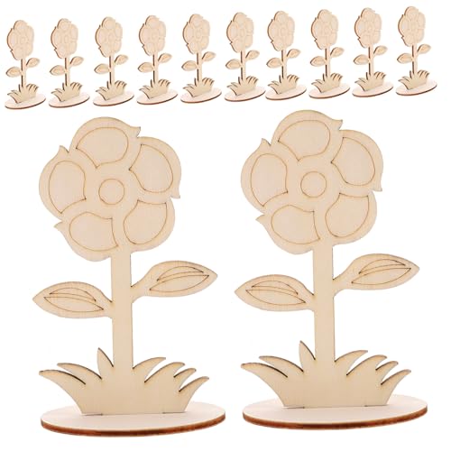 OSALADI 12 Stück Teiliges Holzblumen zum Bemalen Blanke Holzdeko Blumenornamente Polierte DIY Blüten aus Robustem Holz Kreative Bastelsets für Frühling Hochzeit Tischdeko und OSALADI 12 Stück Teiliges Holzblumen zum Bemalen Blanke Holzdeko Blumenornamente Polierte DIY Blüten aus Robustem Holz Kreative Bastelsets für Frühling Hochzeit Tischdeko und von OSALADI