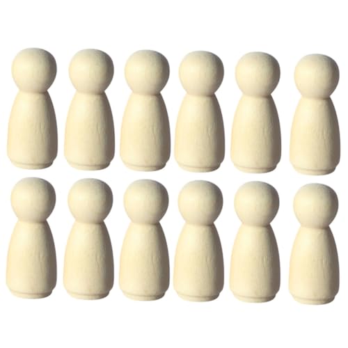 OSALADI 12 Stück Teiliges Holzfiguren Puppen Dekoration mit Feiner Verarbeitung Langlebige Mini Holzpuppen für DIY Basteln Detailreiche Miniatur Figuren für Puppenhäuser und OSALADI 12 Stück Teiliges Holzfiguren Puppen Dekoration mit Feiner Verarbeitung Langlebige Mini Holzpuppen für DIY Basteln Detailreiche Miniatur Figuren für Puppenhäuser und von OSALADI