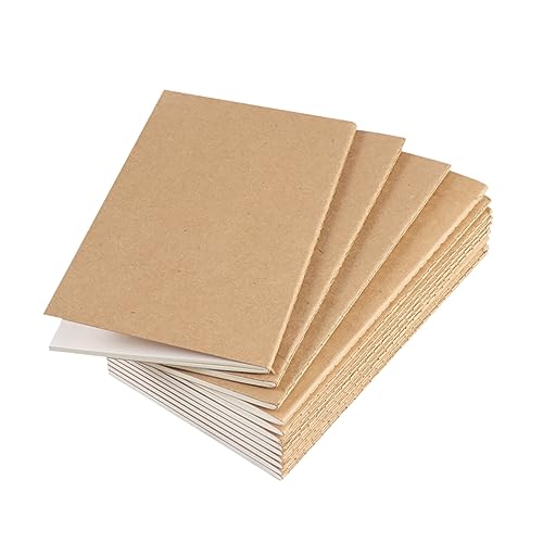 OSALADI 12 Stück Teiliges Kraftpapier Notizbuch mit Leeren Retro Reisetagebuch für Schreiben und Zeichnen Blanko Memo Pad für Arbeit und Kreative Ideen Augenschonendes Papier OSALADI 12 Stück Teiliges Kraftpapier Notizbuch mit Leeren Retro Reisetagebuch für Schreiben und Zeichnen Blanko Memo Pad für Arbeit und Kreative Ideen Augenschonendes Papier von OSALADI