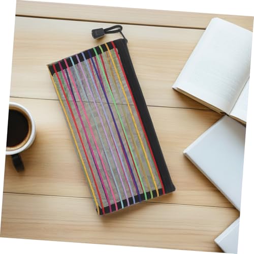 OSALADI 12 Stück Teiliges Mesh Zip File Bags Wasserdichte Reißverschluss Dokumententaschen Leichte Portable Aufbewahrungsbeutel mit Farbigen Streifen für Schule Büro Reisen und OSALADI 12 Stück Teiliges Mesh Zip File Bags Wasserdichte Reißverschluss Dokumententaschen Leichte Portable Aufbewahrungsbeutel mit Farbigen Streifen für Schule Büro Reisen und von OSALADI