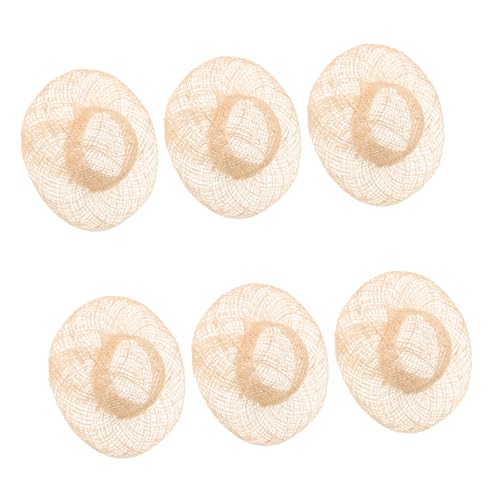 OSALADI 12 Stück Teiliges Mini Handgewebte Strohhüte Beige Leichte Puppenhüte für DIY Bastelprojekte Anpassbar mit Dekorationen für Puppenkostüme Partyornamente und Zeitlich passende Deko OSALADI 12 Stück Teiliges Mini Handgewebte Strohhüte Beige Leichte Puppenhüte für DIY Bastelprojekte Anpassbar mit Dekorationen für Puppenkostüme Partyornamente und Zeitlich passende Deko von OSALADI