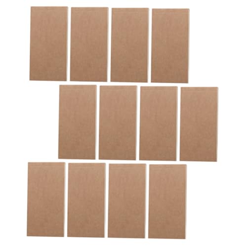OSALADI 12 Stück Teiliges Mini Notizbuch aus Robustem Kraftpapier Praktisches Planungsheft mit Todo Linierten Leeren und Karierten Blättern Kompakte Schreibblöcke für Büro Schule und von OSALADI