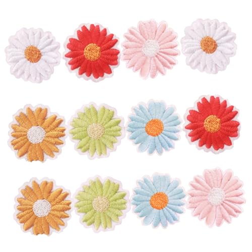 OSALADI 12 Stück Teiliges Selbstklebende Blumen Stoffaufnäher Bestickte DIY Nähapplikationen für Kleidung Jeans Taschen Hüte Hautfreundliche Patches zum Basteln und Reparieren OSALADI 12 Stück Teiliges Selbstklebende Blumen Stoffaufnäher Bestickte DIY Nähapplikationen für Kleidung Jeans Taschen Hüte Hautfreundliche Patches zum Basteln und Reparieren von OSALADI
