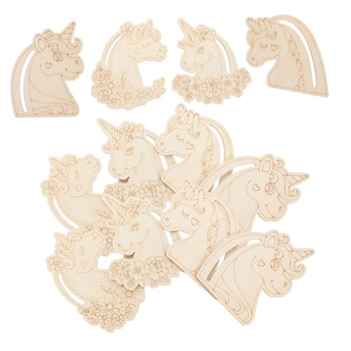 OSALADI 12 Stück Teiliges Unbehandelte Holz Einhorn Formen zum Bemalen und Basteln Natürliche Holzscheiben für DIY Dekoration Sichere Holzfiguren für Erwachsene Vielseitig Verwendbar OSALADI 12 Stück Teiliges Unbehandelte Holz Einhorn Formen zum Bemalen und Basteln Natürliche Holzscheiben für DIY Dekoration Sichere Holzfiguren für Erwachsene Vielseitig Verwendbar von OSALADI
