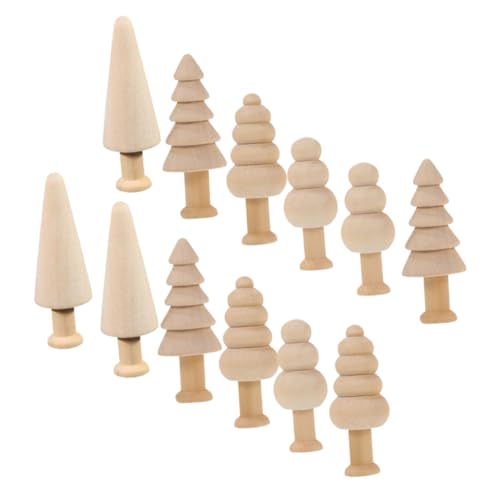 OSALADI 12 Stück Teiliges Unbehandelter Weihnachtsbaum DIY Holzornamente zum Bemalen für Kreative Weihnachtsdekoration und Bastelprojekte OSALADI 12 Stück Teiliges Unbehandelter Weihnachtsbaum DIY Holzornamente zum Bemalen für Kreative Weihnachtsdekoration und Bastelprojekte von OSALADI