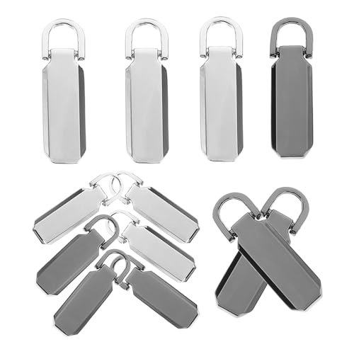 OSALADI 12 Stück Teiliges Zipper Pull Tabs Abnehmbare Zipper Slider für Reißverschlüsse Diy Zubehör für Taschen Jacken Sportbekleidung und Mehr von OSALADI