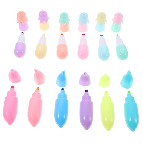 OSALADI 12 Stück Textmarker Schreibwaren dünn Stifte Klassenzimmer Farbe entzückende Marker Markierung hervorheben Kleine Highlighter Markierstift zum Hervorheben Mini-Marker Faserspitze OSALADI 12 Stück Textmarker Schreibwaren dünn Stifte Klassenzimmer Farbe entzückende Marker Markierung hervorheben Kleine Highlighter Markierstift zum Hervorheben Mini-Marker Faserspitze von OSALADI