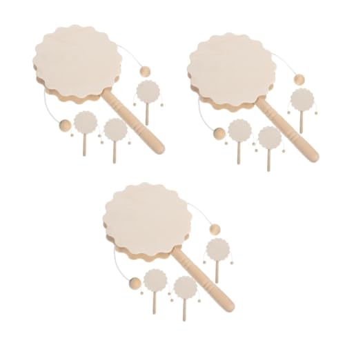 OSALADI 12 Stück Unlackierte Holz Rasseltrommel Teiliges DIY Bastelset Unfertige Klanginstrumente zum Bemalen Kinderhandwerk Malset Holzspielzeug OSALADI 12 Stück Unlackierte Holz Rasseltrommel Teiliges DIY Bastelset Unfertige Klanginstrumente zum Bemalen Kinderhandwerk Malset Holzspielzeug von OSALADI
