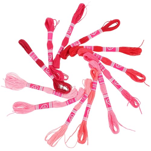OSALADI 12 Teiliges Kreuzstichgarn Set Nähzubehör Tragbares Nähgarn Stickgarn Für Kleidung Professionelles Nähgarn Langlebiges Garn Sticktwist Aus Baumwolle Für Den Täglichen OSALADI 12 Teiliges Kreuzstichgarn Set Nähzubehör Tragbares Nähgarn Stickgarn Für Kleidung Professionelles Nähgarn Langlebiges Garn Sticktwist Aus Baumwolle Für Den Täglichen von OSALADI