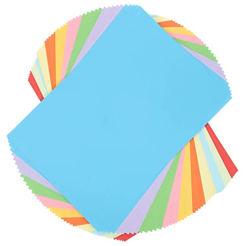 OSALADI 120 Blatt farbiger Karton druckerpapier Faltpapier bedrucken Kartonpapier DIY-Bastelpapier Papierhandwerk falten Klappenspapier Handwerkspapier Origami-Papiermodell von OSALADI