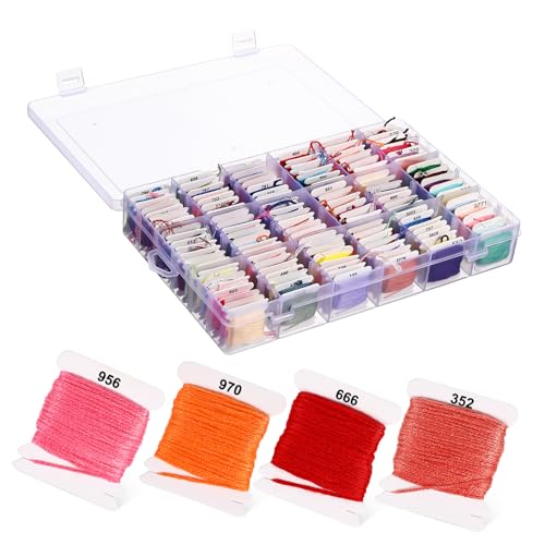 OSALADI 120 Stickerei-Versorgung Farben Zahnseide Stich Stickgarn Blau Nähen sticken Garn für Armbänder Stickfaden Bastelgarn Bastelseide Bastelfäden Ägyptische Baumwolle OSALADI 120 Stickerei-Versorgung Farben Zahnseide Stich Stickgarn Blau Nähen sticken Garn für Armbänder Stickfaden Bastelgarn Bastelseide Bastelfäden Ägyptische Baumwolle von OSALADI