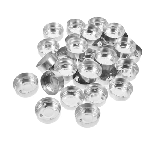 OSALADI 120 Stück Aluminium Teelichtdosen Hitzebeständige Kerzenhalter für DIY Projekte Runde Leere Behälter für Teelichter für Hochzeiten und Partys OSALADI 120 Stück Aluminium Teelichtdosen Hitzebeständige Kerzenhalter für DIY Projekte Runde Leere Behälter für Teelichter für Hochzeiten und Partys von OSALADI