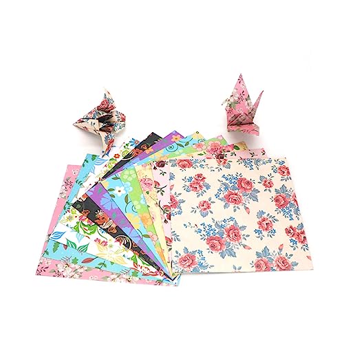 OSALADI 120 Stück Einseitige Farbige Origami Papiere mit Blumenmuster Diy Bastelmaterial für Erwachsene für Kunstprojekte und Partydekoration OSALADI 120 Stück Einseitige Farbige Origami Papiere mit Blumenmuster Diy Bastelmaterial für Erwachsene für Kunstprojekte und Partydekoration von OSALADI