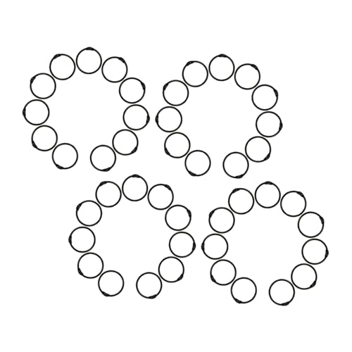 OSALADI 120 Stück Ringe für Loose-Blatt schnellhefter buchbinderinge ringbindung verbindungsringe Kleine Metallringe Loseblattring DIY Black OSALADI 120 Stück Ringe für Loose-Blatt schnellhefter buchbinderinge ringbindung verbindungsringe Kleine Metallringe Loseblattring DIY Black von OSALADI