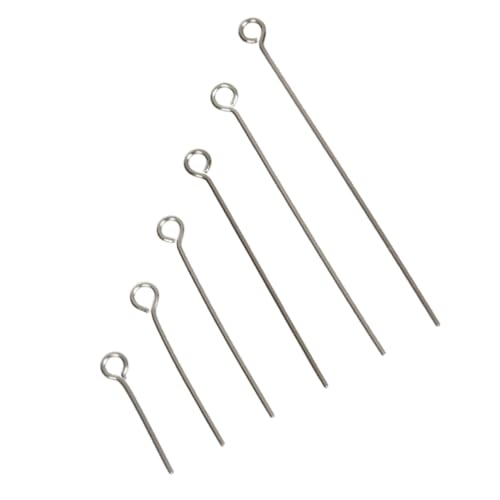 OSALADI 1200 Stück Teiliges DIY Schmuckzubehör Edelstahl Open Eye Nadeln in Stabile Schmucknadeln für Ohrringherstellung und Bastelarbeiten Silber OSALADI 1200 Stück Teiliges DIY Schmuckzubehör Edelstahl Open Eye Nadeln in Stabile Schmucknadeln für Ohrringherstellung und Bastelarbeiten Silber von OSALADI